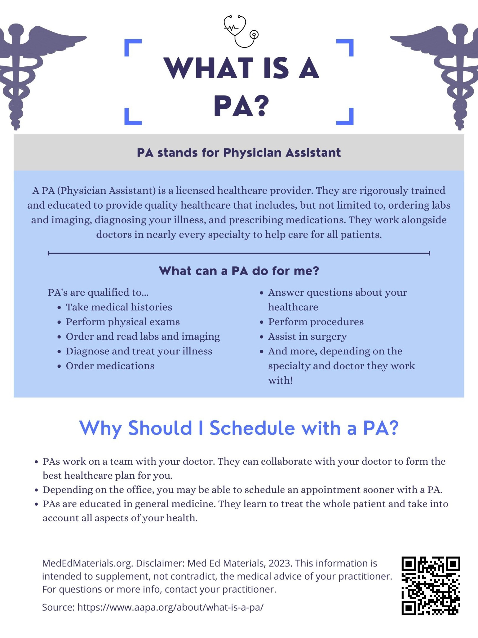 Pa Examples Materials